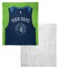 [Personalization Only] OFFICIAL NBA Jersey Silk Touch Sherpa Throw Blanket - Timberwolves