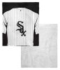 [Personalization Only] OFFICIAL MLB Jersey Personalized Silk Touch Sherpa Throw Blanket - White Sox