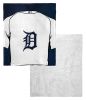 [Personalization Only] OFFICIAL MLB Jersey Personalized Silk Touch Sherpa Throw Blanket - Tigers