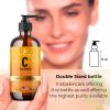 Vitamin C Serum for Face and Eyes with Hyaluronic Acid and Vitamin E Brightening Serum Dark Spots Eye Area Wrinkles 8 Oz