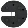 Gazebo Weight Plates 4 pcs Black 8.7"x2" Concrete