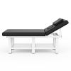 80 Inches Wide - High Quality Furniture Beauty Salon Beauty Bed Modern Segmented Structure Massage Bed - Black Quality Leather