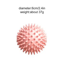 Mini Portable Fitness Foot Massage Ball; Deep Muscle Relaxation Fascia Ball (Color: Pink-2.4in/6cm)