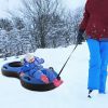 80" 2-Person Inflatable Snow Sled for Kids and Adults