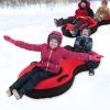 80" 2-Person Inflatable Snow Sled for Kids and Adults