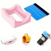 Silicone Cup Cradle For Tumblers With Built-in Slot; Anti-Slip Water Cup Holder For Tumblers/Coffee Cups/Glass/water Bottles/Cans