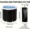 Portable Foldable Ice Bath Tub for Hot and Cold Therapy