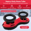 80" 2-Person Inflatable Snow Sled for Kids and Adults